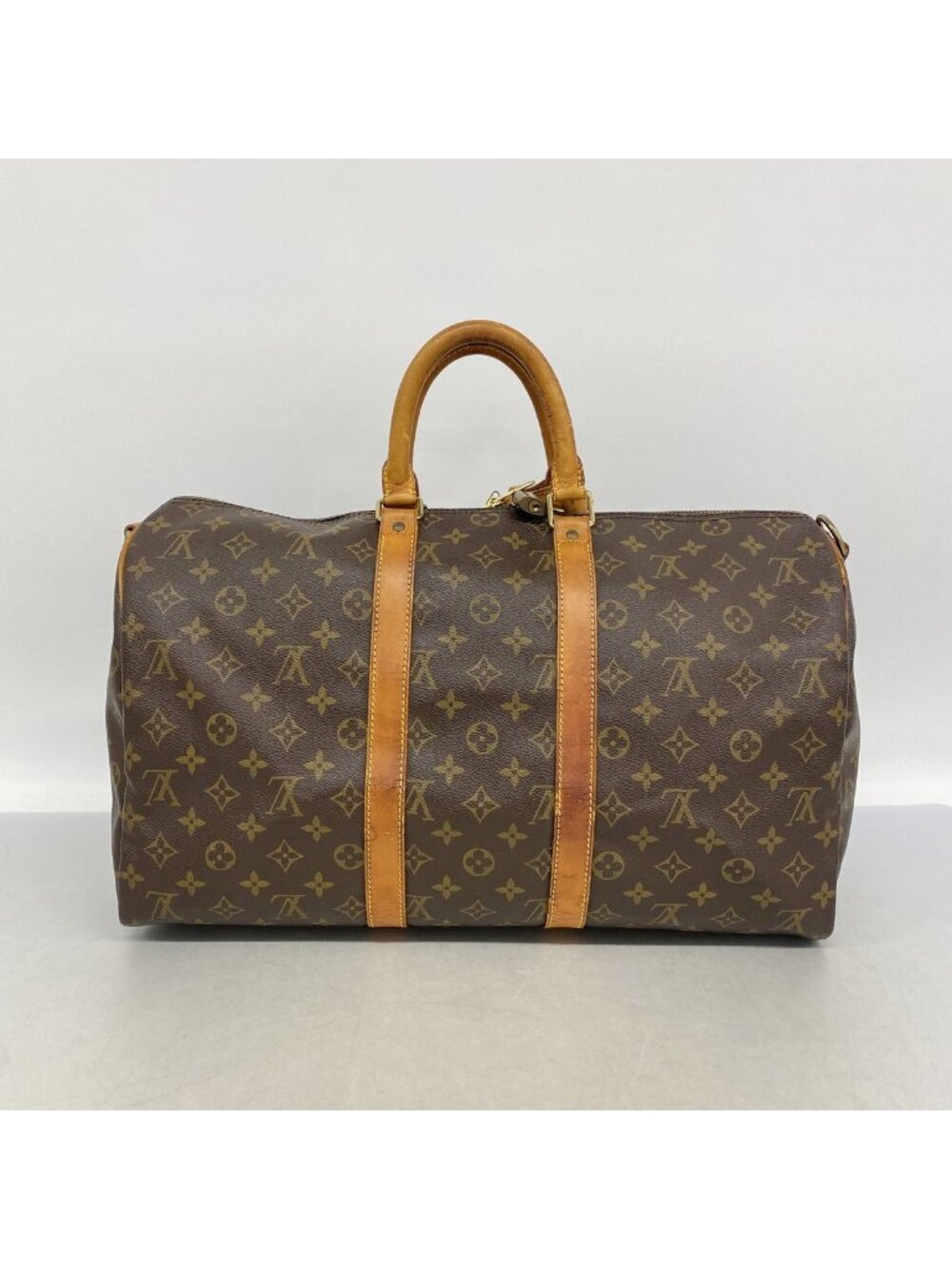 Louis Vuitton Boston Bag Monogram Keepall Bandouliere 45 Brown - Picture 13 of 13